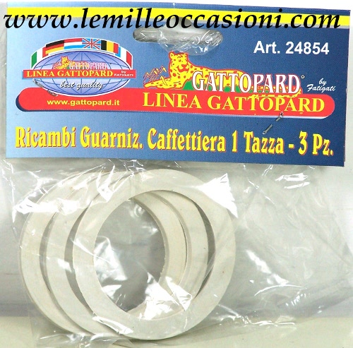 Guarnizione caffettiera 1 tazza 3 pz